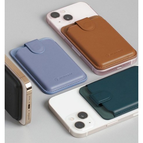신지모루 반자동 맥세이프 M 풀탭 가죽 지갑 휴대폰 케이스: 편리성과 세련미의 조화