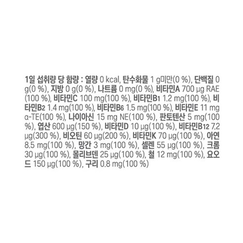 종근당건강 원데이21 멀티비타민 & 미네랄, 60정, 2개