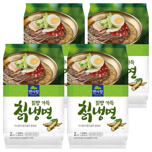 면사랑 칡향 가득 칡냉면 1030g, 4개