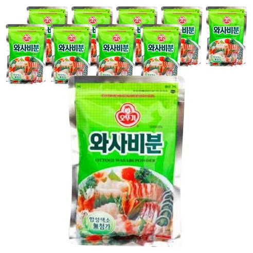 [오뚜기 와사비분, 200g, 10개