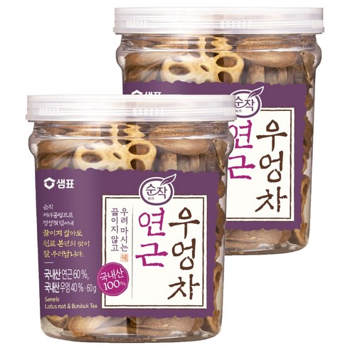 순작 연근 우엉차, 60g, 2개