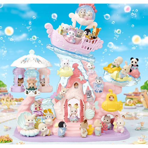 Sylvanian 家族 公仔 迷你尺寸 小號 小號 小號 尺寸 小號 迷你 微型 兔子家族