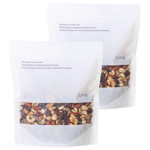 솔닙 베리베리 듬뿍 믹스너트, 450g, 2개