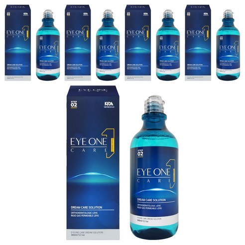 아이원케어 드림 케어 솔루션 렌즈 보존액, 5개, 360ml