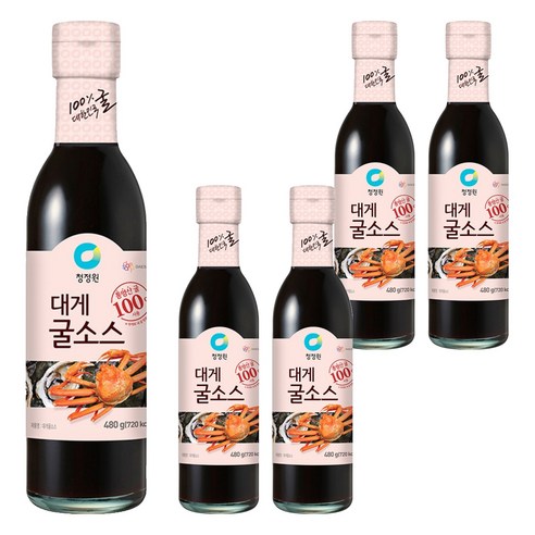 청정원 대게 굴소스, 480g, 5개