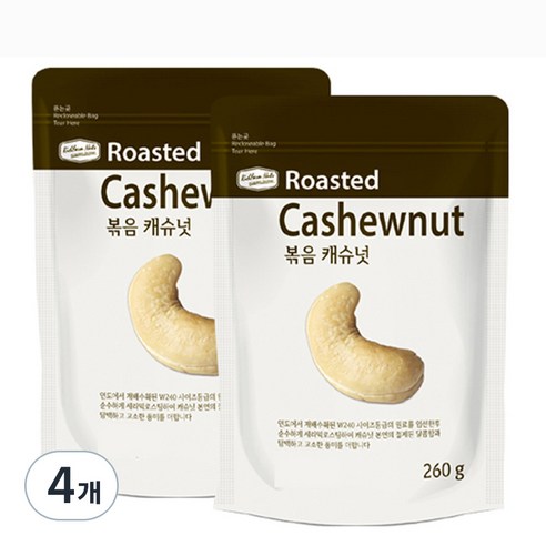 리치팜너트 볶음 캐슈넛, 260g, 4개