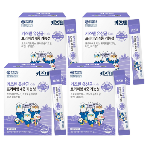 키즈텐 유산균, 150g, 4개