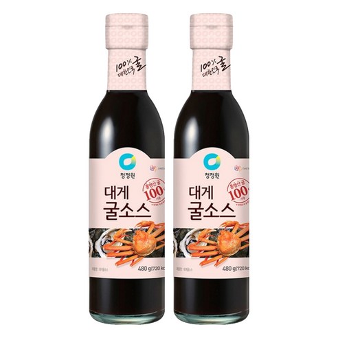 청정원 대게 굴소스, 480g, 2개