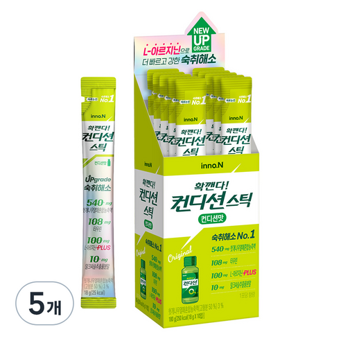 컨디션 스틱 숙취해소제, 18g, 5개