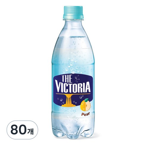 웅진 더빅토리아 배 탄산음료, 500ml, 80개