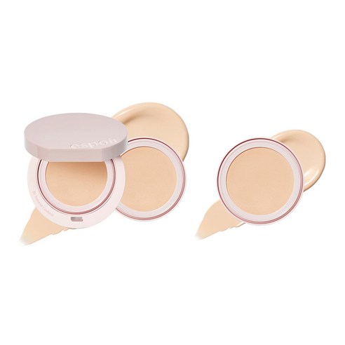 에스쁘아 비내추럴 쿠션 본품 14g + 리필 14g 2p 세트, 21호 아이보리, 1개