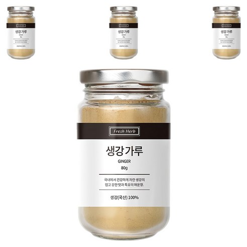 신선약초 생강가루, 80g, 4개