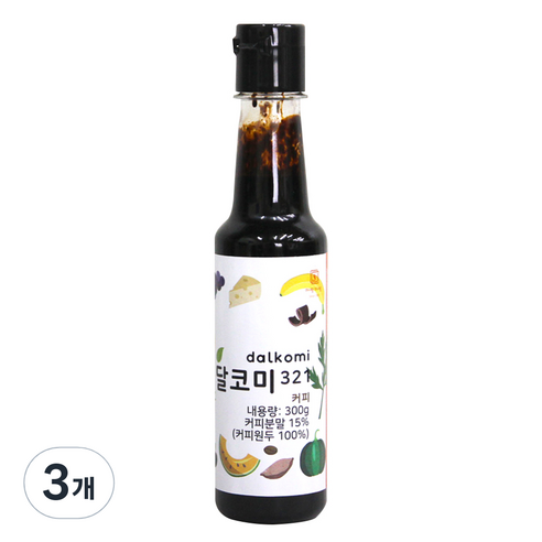 딜리셔스마켓 액상향료 달코미 커피, 300g, 3개
