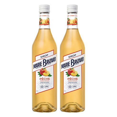 마리브리자드 피치 시럽, 700ml, 2개