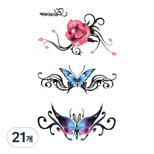 파티복닷컴 타투스티커, KT108, 21개
