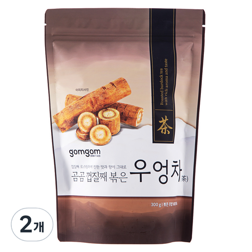 곰곰 껍질째 볶은 우엉차, 300g, 2개, 1개입