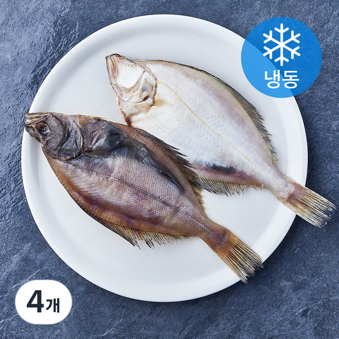 통영원 국내산 손질 가자미 2마리 (냉동), 4개, 350g