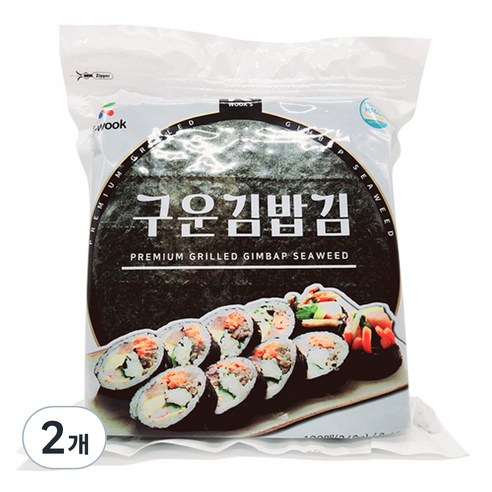 구운김밥김 프리미엄, 240g, 2개