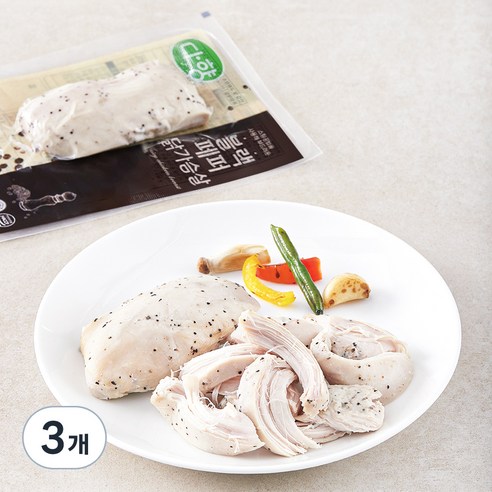 다향오리 블랙페퍼 닭가슴살, 100g, 1개입, 3개