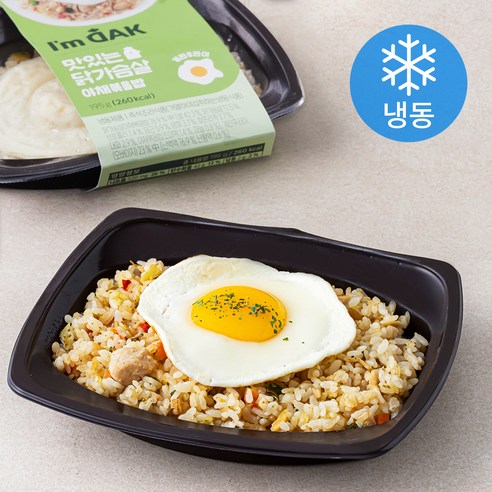 맛있는 닭가슴살 야채볶음밥 도시락 (냉동), 195g, 1개
