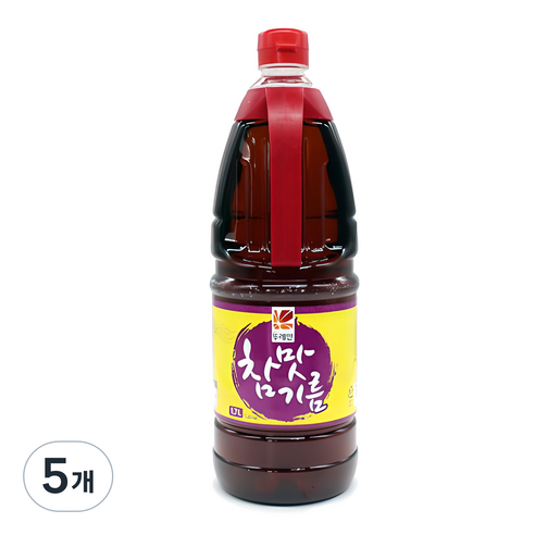 뚜레반 참맛기름, 1.7L, 5개