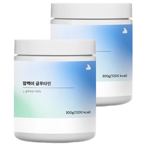 잠백이 글루타민 파우더, 2개, 300g