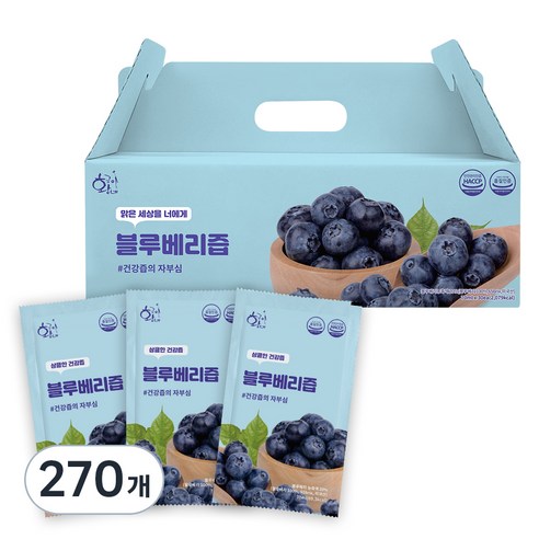 황금이네 블루베리즙, 70ml, 270개