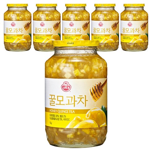 오뚜기 꿀모과차, 1kg, 1개입, 6개