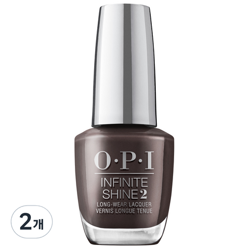 오피아이 인피니트 샤인2 컬러네일 15ml, F004 Brown to Earth, 2개