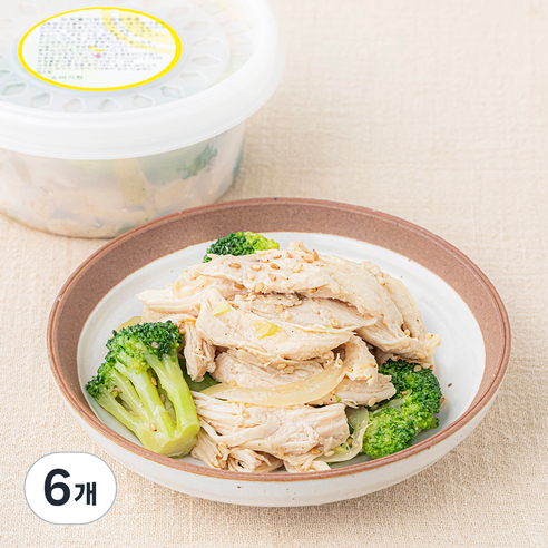 반찬천국 브로콜리 닭가슴살 볶음, 260g, 6개