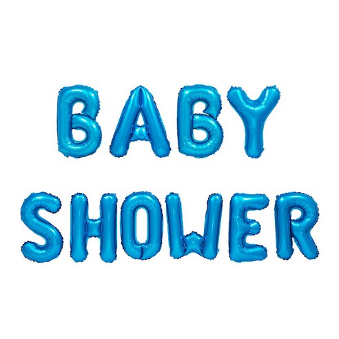파티팡 BABY SHOWER 은박풍선 세트, 블루, 3세트