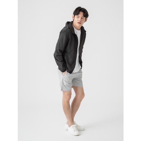 캐럿 남녀공용 경량 집업 바람막이, 블랙계열, 100% 폴리, 단독세탁, 2021.08