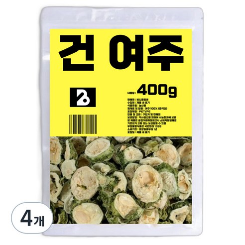 비니플랑센 건강한 건여주, 400g, 4개