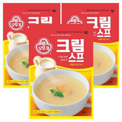 오뚜기 크림스프, 300g, 3개