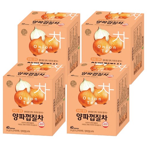 우리차 양파껍질차, 0.6g, 40개입, 4개