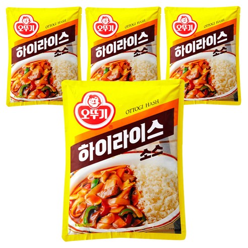 오뚜기 하이라이스 소스, 1kg, 4개