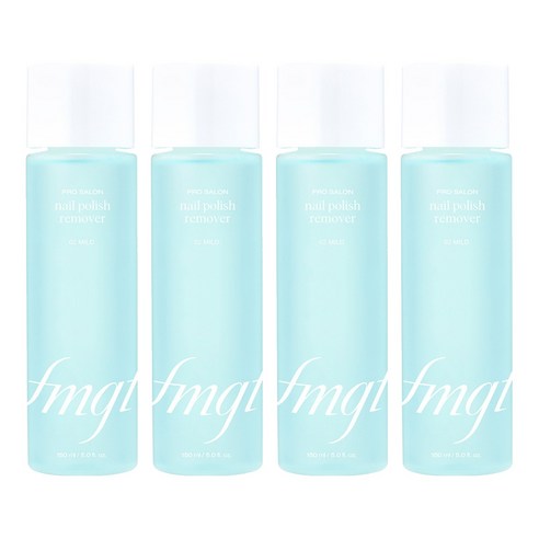 더페이스샵 fmgt 프로 살롱 네일 리무버 02 마일드, 150ml, 4개
