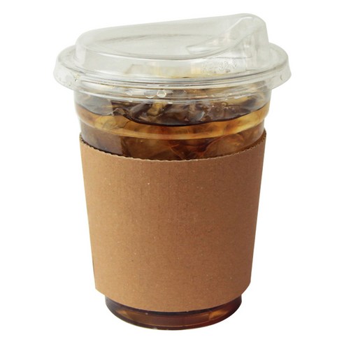 아이엔피 PET 아이스컵 바디 지름 92mm 420ml + 드링킹리드 + 홀더 세트, 25세트