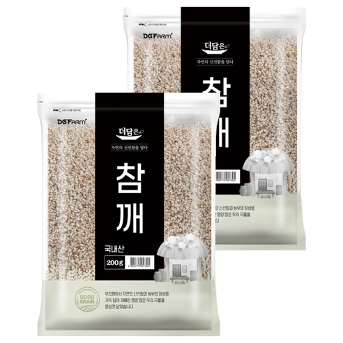 더담은 국산 참깨, 200g, 2개