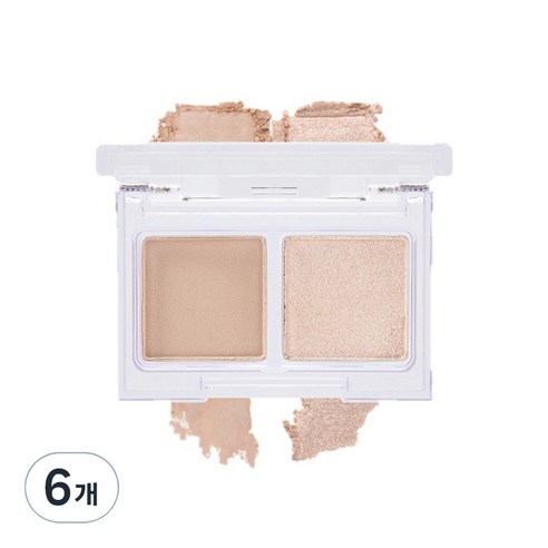 태그 글림 온 아이팔레트, 1호 살몬 브라이트, 6개