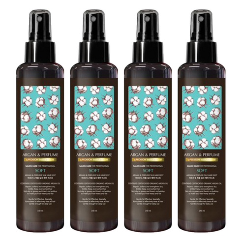 페디슨 보떼 아르간 퍼퓸 헤어 실크미스트 소프트, 140ml, 4개