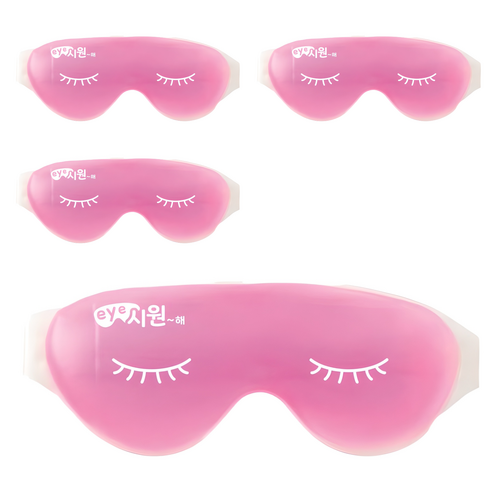 DH메디케어 아이시원해 아이마스크 핑크, 1개입, 4개