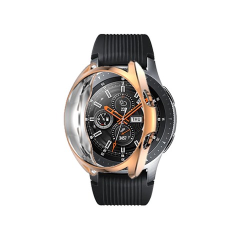 오버기어 갤럭시 워치3 액티브2 보호케이스 갤럭시 워치 로즈골드(46MM), 로즈 골드, 1개