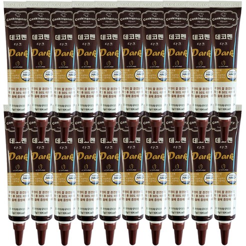 쿠킹스토리 다크 초코펜, 20개, 11-초코펜-다크, 20g