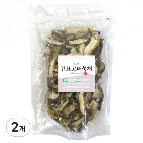 림스월드푸드 건표고버섯채, 100g, 2개