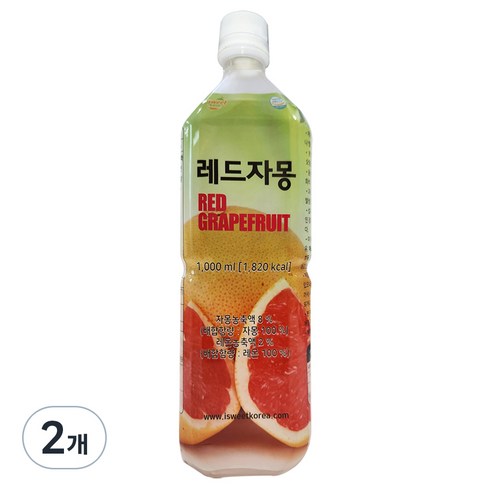 스위트코리아 레드자몽 액상, 1L, 1개