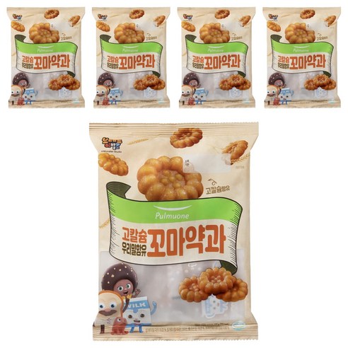 풀무원 우리밀함유 고칼슘 꼬마약과, 200g, 5개