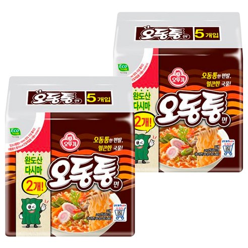 오뚜기 오동통면 120g, 10개 면/통조림/가공식품