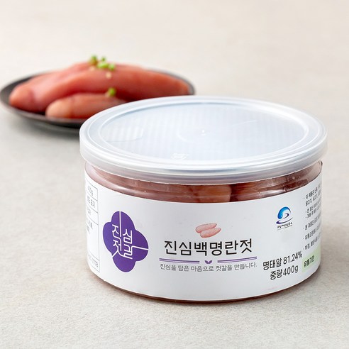 진심젓갈 백명란젓, 1개, 150g