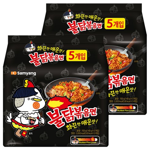 삼양 불닭볶음면 140g, 10개